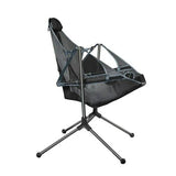 Camping Chair Foldable Swing Luxury Recliner Relaxation Swinging Comfort Lean Back Outdoor Folding Chair Outdoor Freestyle Portable Folding Rocking Chair