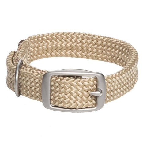 Mendota Doublebraided Collar 18" SAND Nickel Hdw