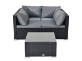 Outdoor Modular Lounge Sofa Bondi – Black