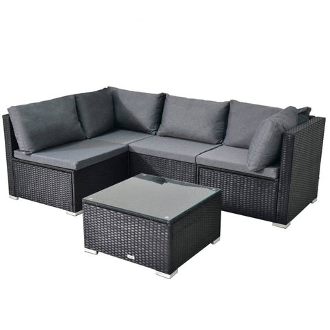 Outdoor Modular Lounge Sofa Bondi – Black