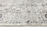 Arya Cream Grey Contemporary Rug 240x330 cm