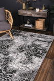 Yuzil Dark Grey Transitional Rug 240x330cm