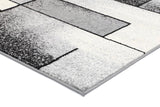 Allure Modern Squares Grey Rug 200x290 cm