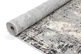 Amelia Grey Modern Rug 240x330 cm