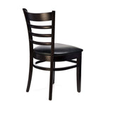 Florence Barstool - Chocolate - Chocolate Vinyl Seat