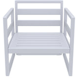 Mykonos Lounge Armchair - Silver Grey