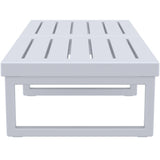 Mykonos Lounge Table XL - Silver Grey