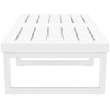 Mykonos Lounge Table XL - Silver Grey