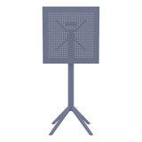 Sky Folding BAR Table 60 Square - White