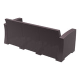 Mykonos Lounge Sofa XL - Silver Grey