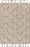 Leilani Diamond Tassel Ash Rug 160x230cm