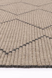 Leilani Diamond Tassel Ash Rug 160x230cm