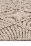 Leilani Diamond Braided Ash Rug 160x230cm