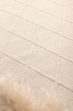 Leilani Diamond Braided Cream Rug 160x230cm
