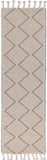 Leilani Diamond Tassel Ash Rug 240x330cm