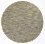 Metro Beige Modern Leather Rug 190x280cm