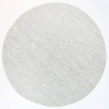 Metro White Modern Leather Rug 80x400cm