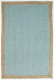 Hampton Blue Centre Jute Rug 190x280cm