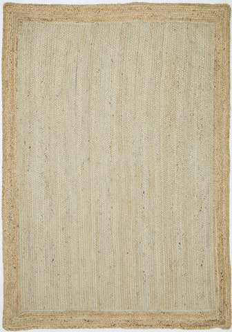 Hampton Light Pink Boarder Jute Rug 230x320cm