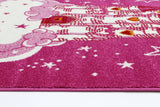 Nova Kids Pink Castle Rug 120x170 cm