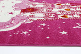 Nova Kids Pink Castle Rug 160x230 cm