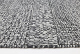 Zayna Grace Charcoal Wool Blend Rug 160x230cm