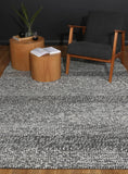 Zayna Grace Charcoal Wool Blend Rug 200x290cm