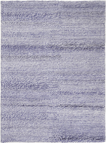 Zayna Loopy Blue Wool Blend Rug 200x290cm