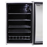 HUSKY 130L UNDERCOUTER BEVERAGE FRIDGE - SILVER HUS-130CNSIL