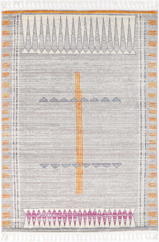 Pasto Tribal Grey Rug 200x290cm