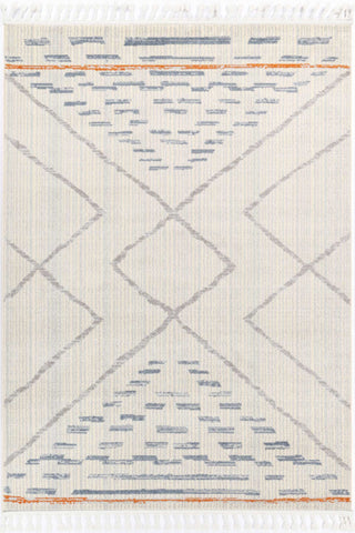 Pasto Tribal Light Grey Rug 200x290cm