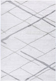 Windjana Abstract Stripe Silver Rug 160x230cm