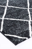 Windjana Diamond Charcoal Rug 240x330cm