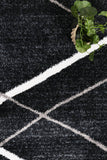 Windjana Abstract Stripe Charcoal Rug 240x330cm
