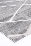 Windjana Abstract Stripe Grey Rug 240x330cm