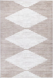 Windjana Abstract Diamond Latte Rug 240x330cm