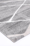 Windjana Abstract Stripe Grey Rug 280x380cm