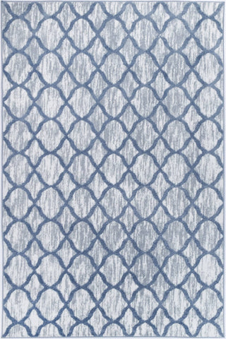 Windjana Lattice Blue Rug 80x150cm