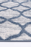 Windjana Lattice Blue Rug 80x150cm