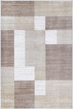 Windjana Abstract Geometric Beige Rug 80x150cm