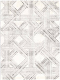 Verve Light Grey Geometric Rug 160x230cm