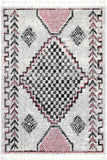 Myk Multi Pink Bohemian Rug 80x300 cm