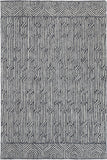 Mila Tribal Black Light Grey Rug 200x290cm
