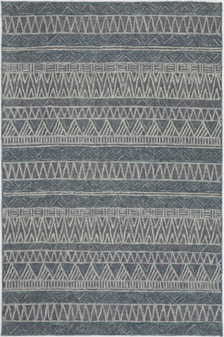 Mila Tribal Dark Grey Teal Rug 280x380cm