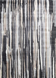 Morisot Dark Brown Vertical Stripes Rug 240x330cm