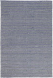 Natura Wool Blue Striped Rug 120x170 cm