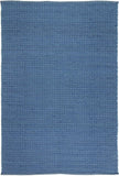 Natura Wool Navy Blue Diamond Rug 120x170 cm