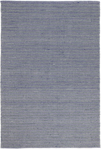 Natura Wool Blue Striped Rug 160x230 cm