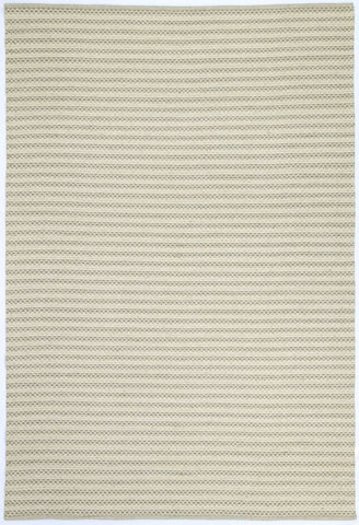 Natura Wool Beige Striped Rug 160x230 cm