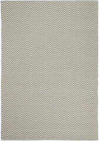 Natura Wool Fog Beige Chevron Rug 160x230 cm